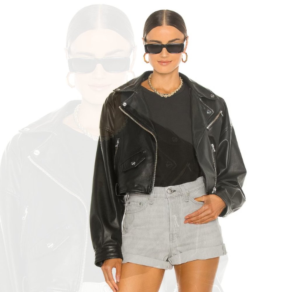 Revolve Rag & Bone Maya High-Rise Shorty Short-Anchor NWT with tags